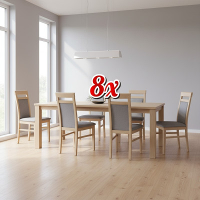 Garnitur Sessel Luxus Neu 8x Stühle Stuhl Polster Design Lounge Ess Sitz Gruppe