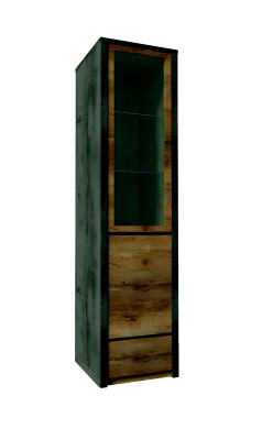 Vitrinen Massive Möbel Holz Schränke Neu Echtholz Vitrine Hoch Schrank Glas