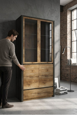 Vitrinen Anrichten Glas Schränke Klassische Vitrine Schrank Vitrinenschrank Neu