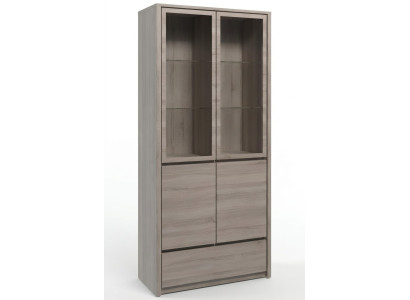 Esszimmer Holz Wohnzimmer Möbel Vitrine Kommode Vitrinen Glasschrank Schränke