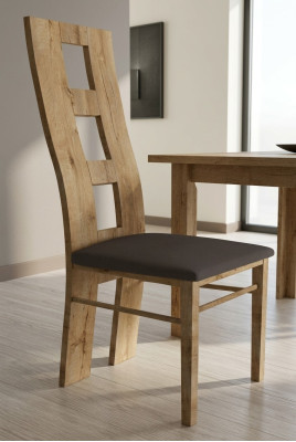 Stühle Sitz Lehn Büro Office Esszimmer Luxus Design Polster Massiv Holz Stuhl