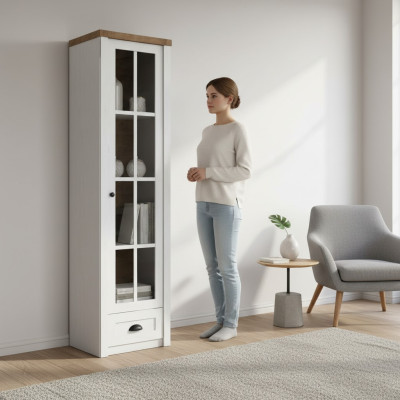 Klassische Vitrinen Schrank Vitrine Wohnzimmer Schränke Design Holz Vitrine Neu