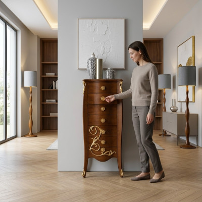 Kommode Schubladen Holz Sideboard Schrank Schränke Massiv Möbel Wohnzimmer Neu