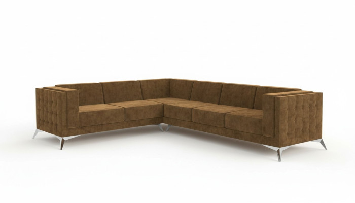 Moderne Ecksofa Stoffsofa L Form Polster Eckgarnitur Wohnlandschaft Couch Sofa