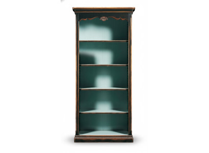 Regal Schrank Bücherschrank für Büro Bücherregal Braun Hochschrank Echtholz Neu