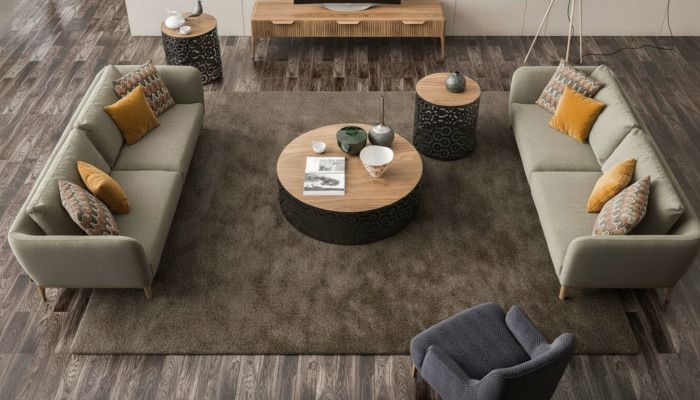 Grün Sofa Moderne Sofagarnitur Wohnzimmer Dreisitzer Sessel Zweisitzer 3+2+1