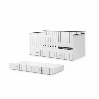 Modernes Möbel Design Kinderbetten Betten Bett weiß Kinderzimmer neu