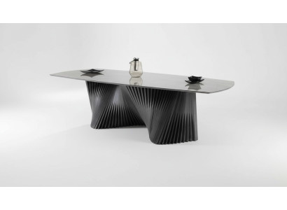Esszimmertisch Esstisch Küchentisch Esszimmer Holz Schwarz Tisch Luxus