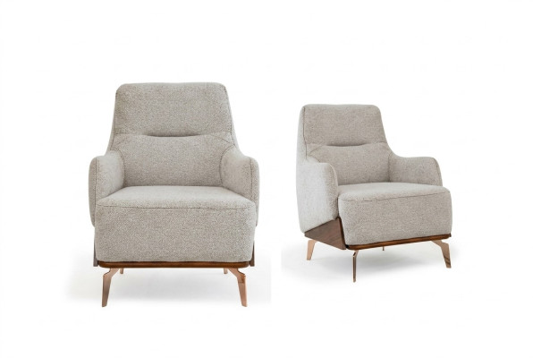 Luxuriöser Ohrensessel Exlusiver Sessel Wohnzimmer Edle Polster Möbel