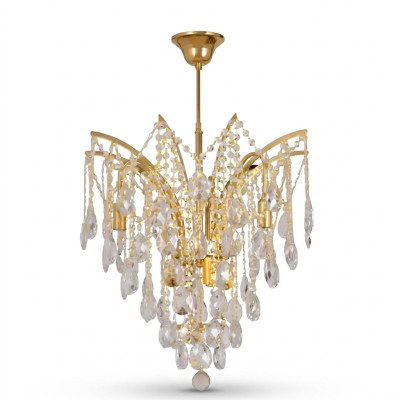 Kristall Kronleuchter Deckenlampe Lampe Leuchten Metall Deckenleuchte