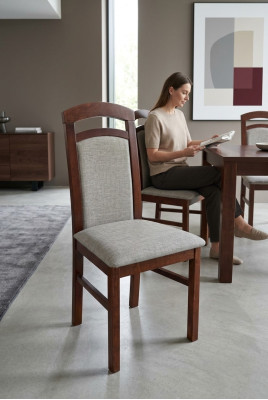 Stuhl Klassischer Esszimmerstuhl Luxus Sitzmöbel Designer Lehnstuhl