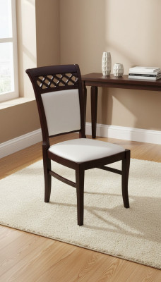 Stuhl Wohnzimmer Esszimmer Polsterstuhl ohne Armlehne Luxus Sessel Neu