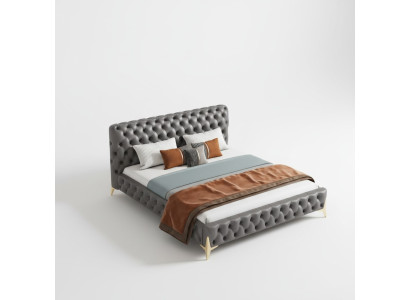 Bett 2x Nachttisch 3 tlg Schlafzimmer Set Design Modern Luxus Schlafzimmer sets