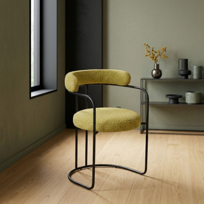 Designer Grüner Polsterstuhl Wohnzimmer Stühle Einsitzer Stilvolle Möbel