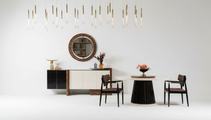 Esszimmer Set 4x Stühle Esstisch Set Esszimmer Designer Holz Stühle Garnitur