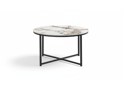 Couchtisch minimalistische Wohnzimmermöbel schwarze Metallbeine Hohe Qualität