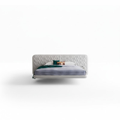 Vit modern med minimalistisk och rundad design