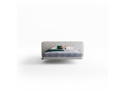 Vit modern med minimalistisk och rundad design