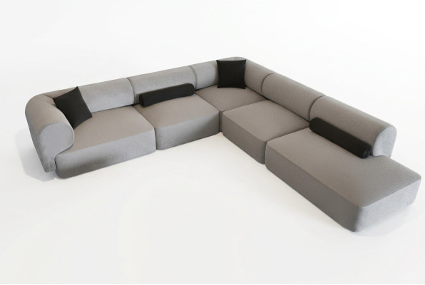 Modern och elegant soffa för vardagsrum