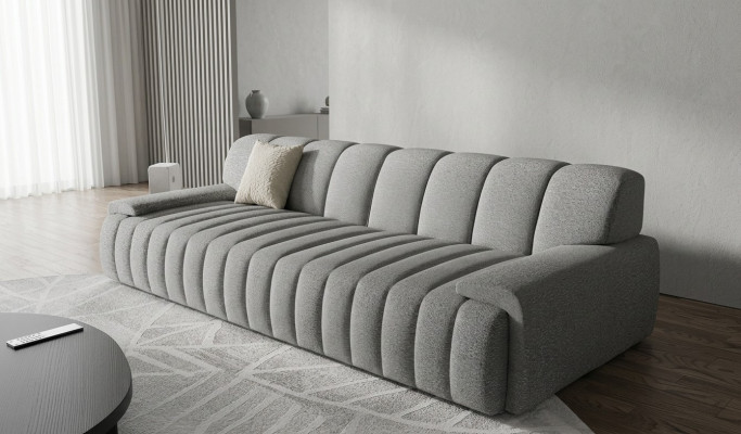 Modern och elegant bänk, komfort i varje detalj
