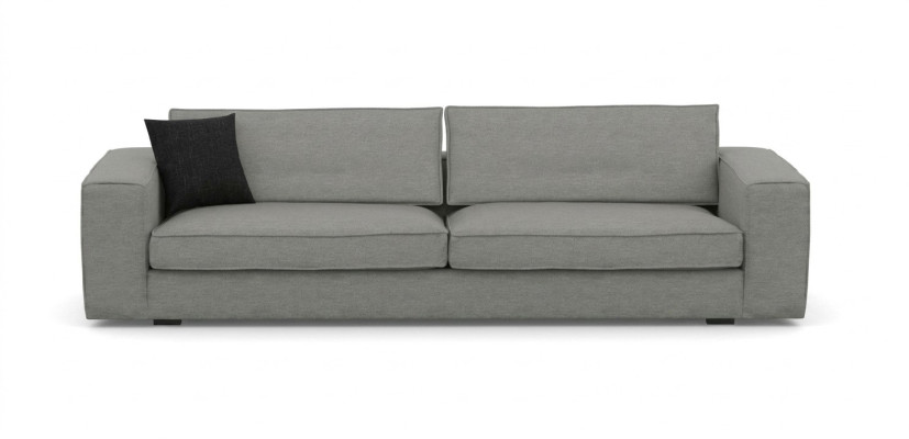 Modern bänk med en lätt stil och mjuk komfort