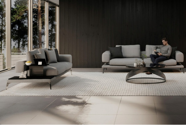 Modern och elegant bänk för vardagsrummet