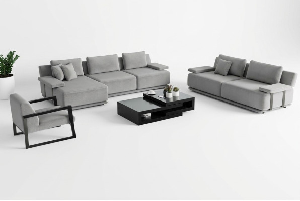 Modern soffa för vardagsrum, maximal komfort