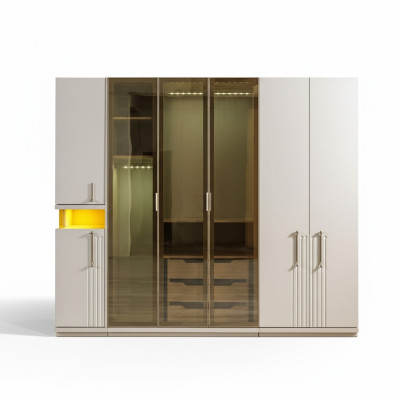 Modern garderob på 251 cm