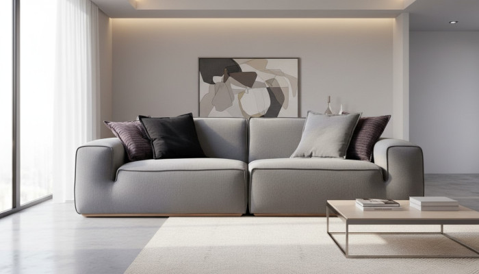 Modern, vacker och bekväm soffa