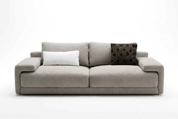 Elegant bänk, bekväm i varje detalj