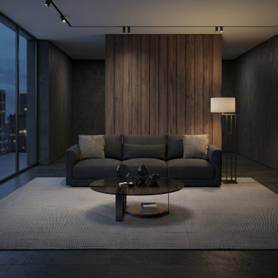 Elegant bänk med estetisk accent