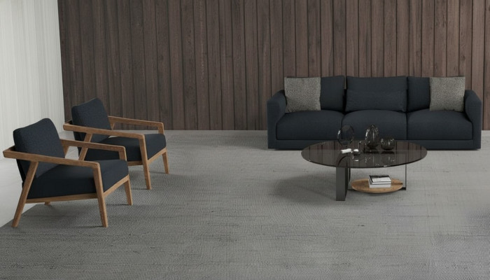 Soffa med tre platser med bekväma och estetiska chaise longues - för daglig användning