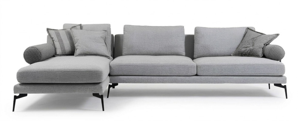 Soffa i hörnform med design för komfort