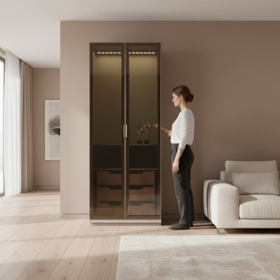 Modulär modern garderob med praktisk design