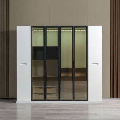 Modern garderob på 255 cm