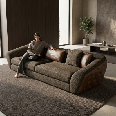 Modern elegant designbänk för daglig användning