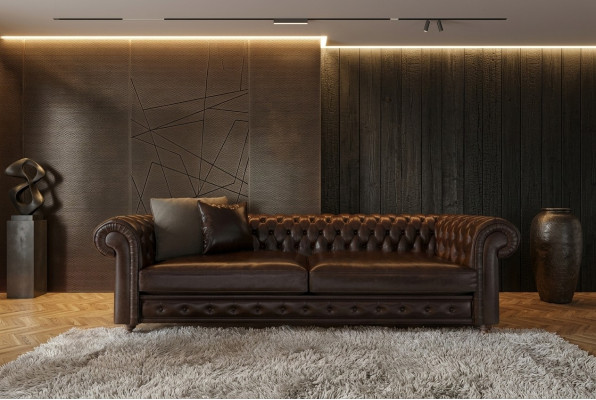 Bekväm soffa, noggrant designad