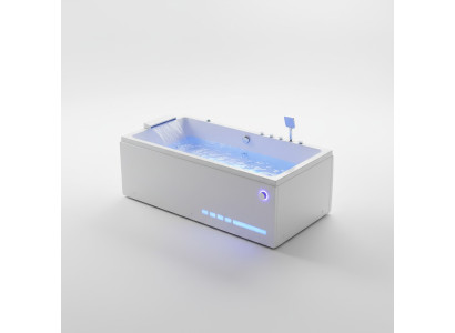 Badewanne Spa-Bad Hydromassagewanne Whirlpool Blubberbad Whirlwanne 180x90 cm