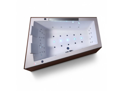 Badewanne Indoor-Massagebadewanne Whirlpool Blubberbad Whirlwanne 180x130 cm