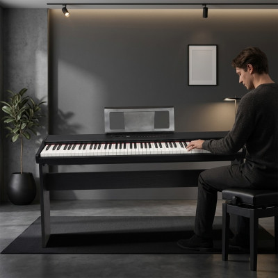 Digital piano innovator med LED-display och touchkontroll
