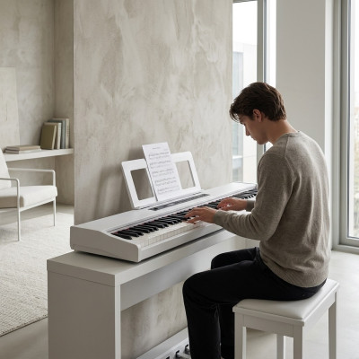 Elegant digitalpiano med utmärkt ljudkvalitet