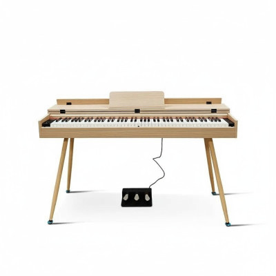 Digital piano i beige för hemmet
