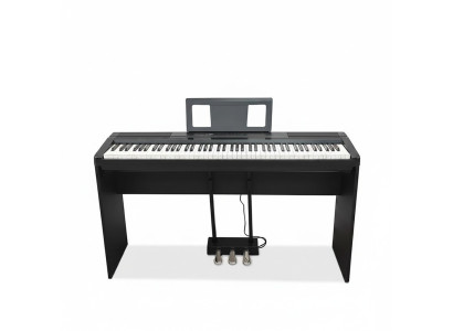 Svart digitalpiano