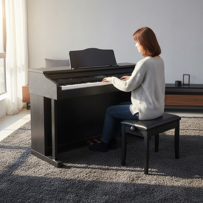 Digitalpiano med blank yta