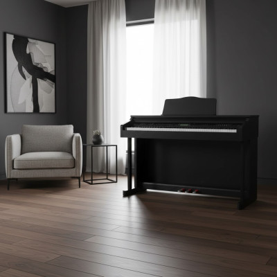Digitalpiano med blank yta