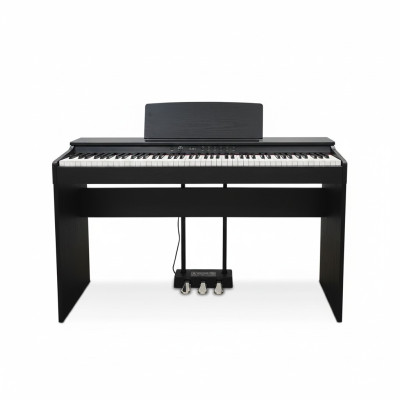 Digitalpiano för hemmet 137 cm Svart