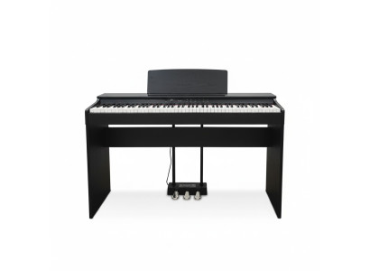 Digitalpiano för hemmet 137 cm Svart