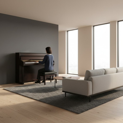 Svart digitalpiano, utmärkt inlärningsupplevelse
