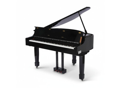 Svart digital piano
