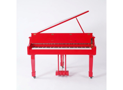 Röd digital piano